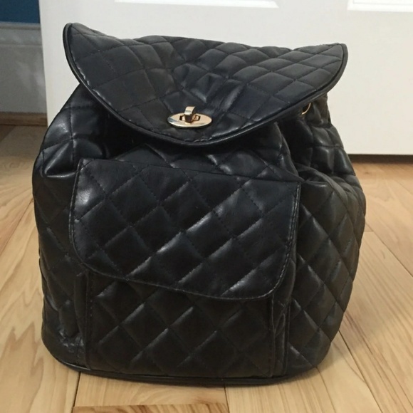 NWOT Authentic Ariana Grande Quilted Backpack - Picture 2 of 4